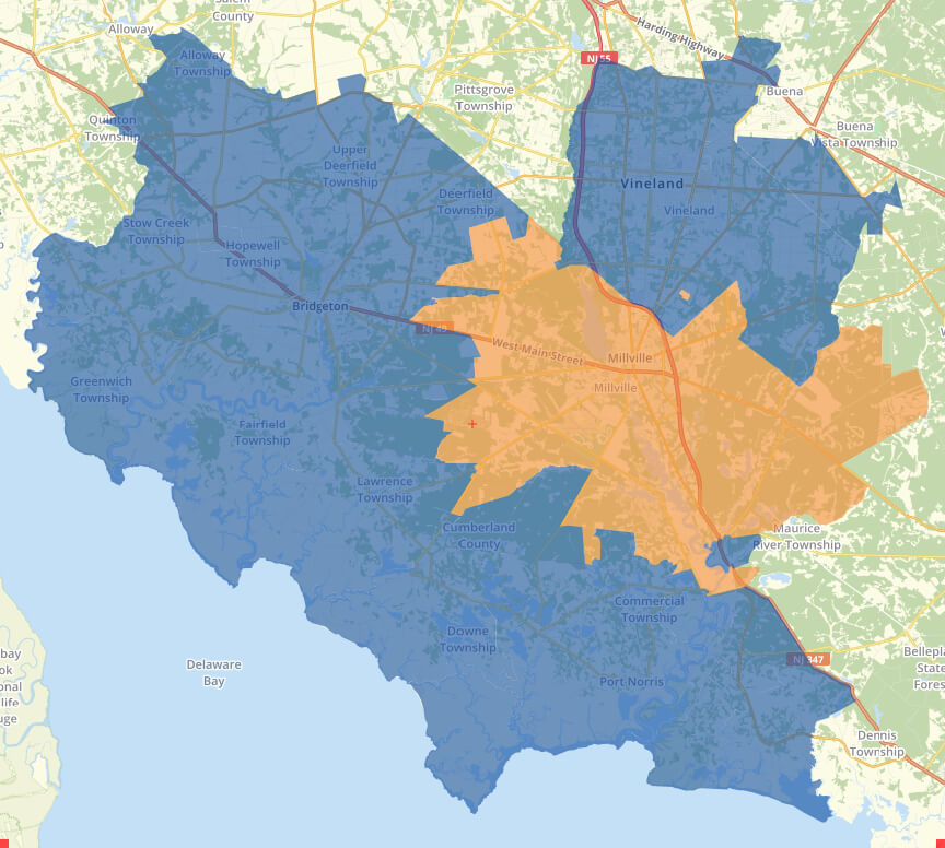 Cumberland County Progress Map