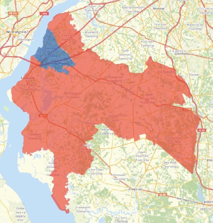 Salem County Progress Map